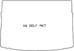 Halfords VW Golf Mk7 Hatch - Rubber Boot Mat No Clip (WW4370) -Auto Parts Store 424478b