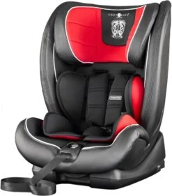 CozyNSafe Excalibur (25KG Harness) Group 1/2/3 ISOFIX Car Seat –Black/Red
