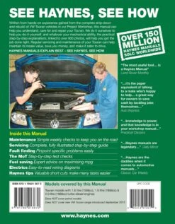 Haynes VW Touran Diesel (03 - 15) Manual 5 Haynes VW Touran Diesel (03 - 15) Manual -Auto Parts Store 438492a