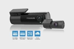 BlackVue DR750-2CH LTE 4G Cloud-Connected Front/Rear Dash Cam With 32GB MicroSD Card & Vodafone V-Sim -Auto Parts Store 444510d