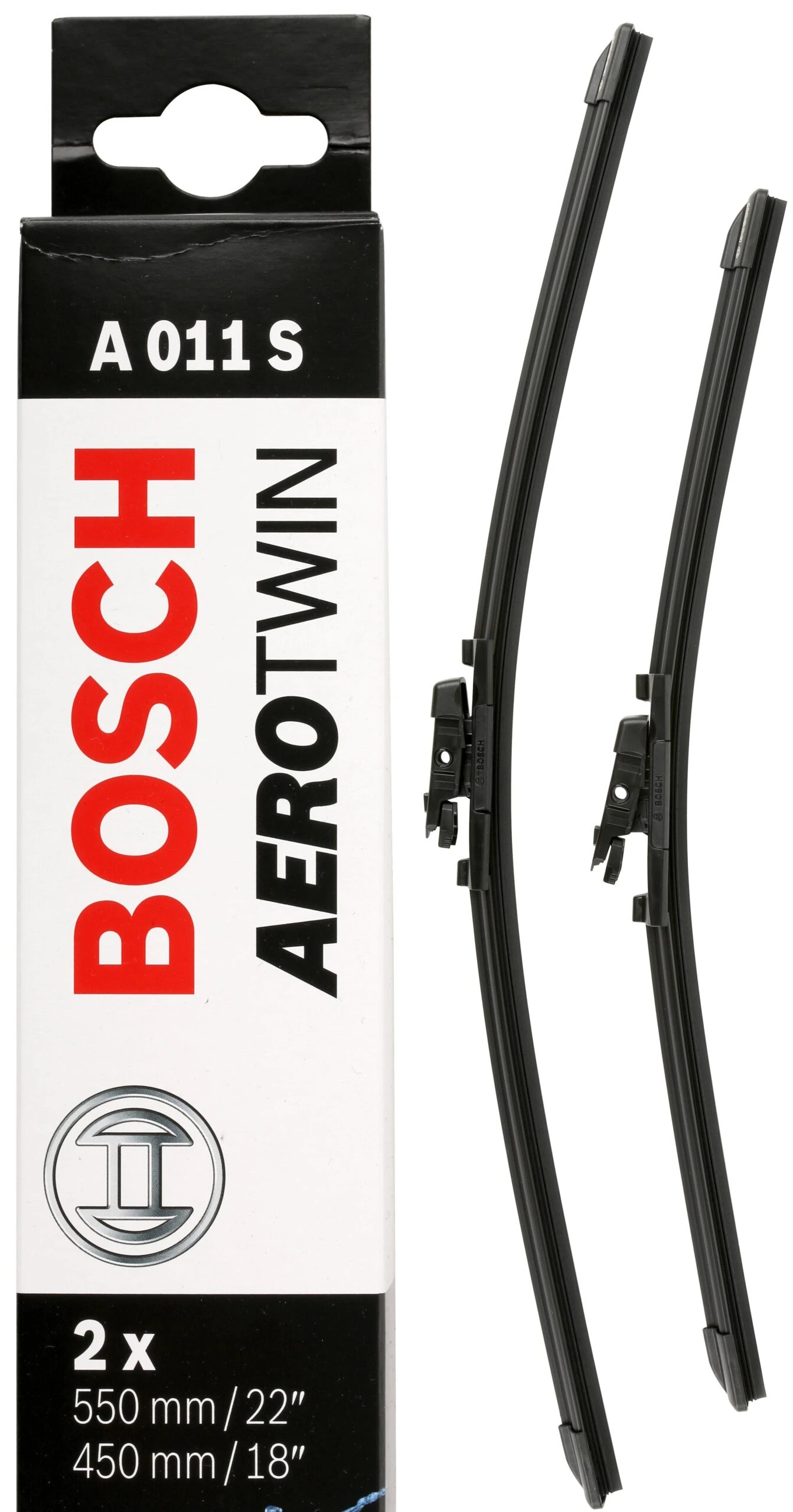 Bosch A011S Wiper Blades - Front Pair 3 Bosch A011S Wiper Blades - Front Pair