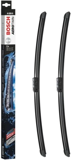 Bosch A826S Wiper Blades - Front Pair -Auto Parts Store 449564a