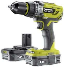 RYOBI 18V ONE+ Combi Drill Starter Kit (2x1.5Ah)