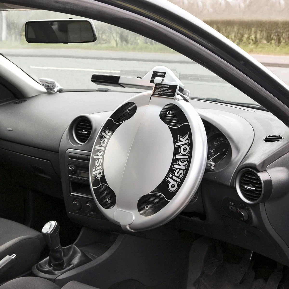 Disklok Steering Lock (Silver) Medium 7 Disklok Steering Lock (Silver) Medium - Image 5