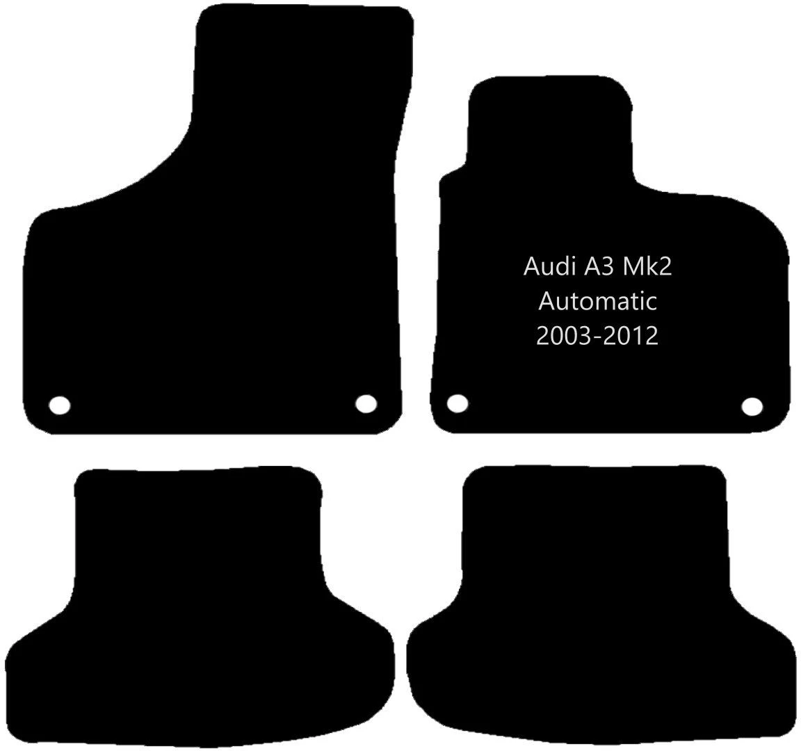Audi A3 MK2 - Premium Mats 4 Clips (WW1979) 4 Audi A3 MK2 - Premium Mats 4 Clips (WW1979) - Image 2