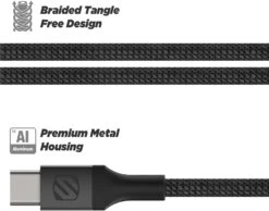 Scosche StrikeLine Premium USB-C To Lightning Cable 1.2m -Auto Parts Store 460366b
