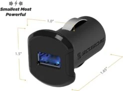 Scosche USB Car Charger 12w Single-port 12 Scosche USB Car Charger 12w Single-port -Auto Parts Store 460478d