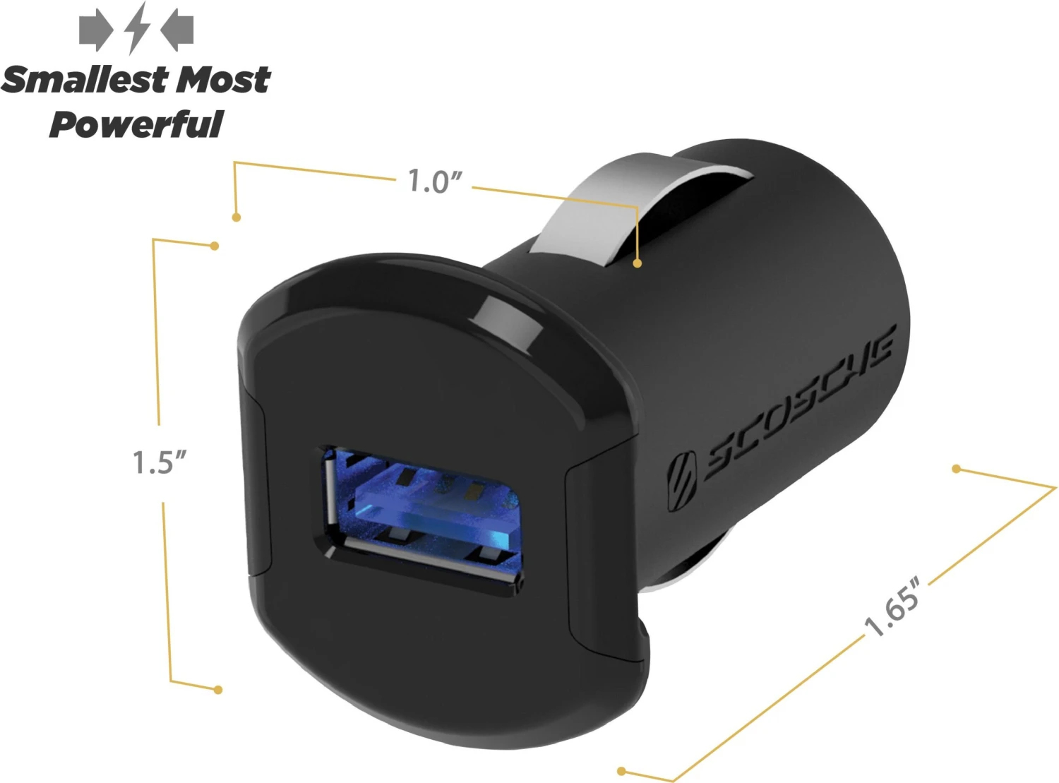 Scosche USB Car Charger 12w Single-port 7 Scosche USB Car Charger 12w Single-port - Image 5