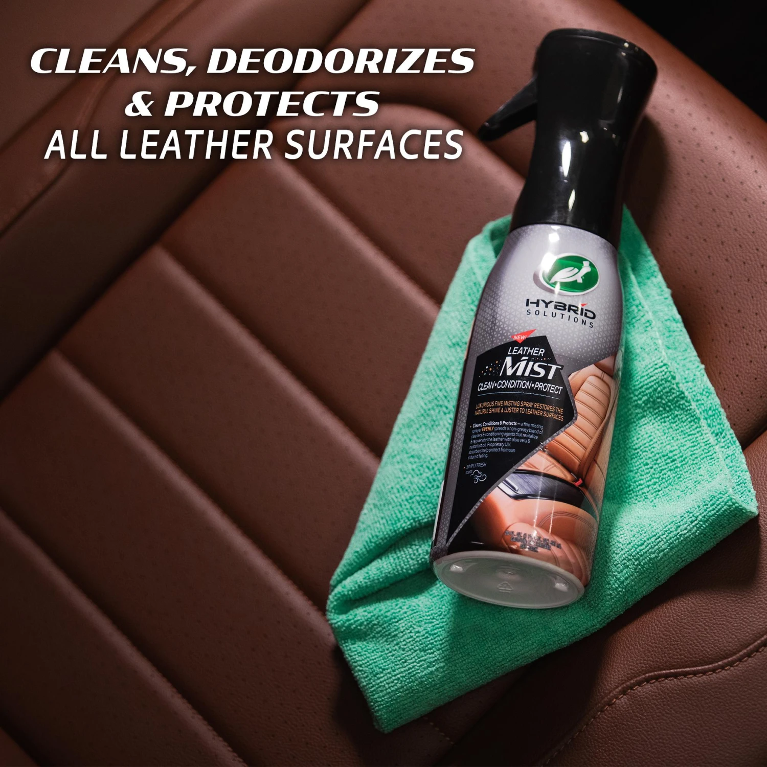Turtle Wax Hybrid Solutions Leather Mist Cleaner & Conditioner 5 Turtle Wax Hybrid Solutions Leather Mist Cleaner & Conditioner - Image 3