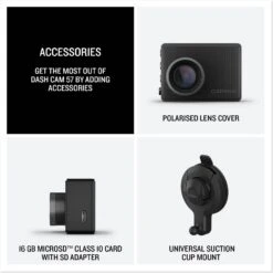 Garmin Dash Cam 57 With 16GB Micro SD Card -Auto Parts Store 464038e