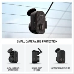 Garmin Dash Cam Mini 2 With 16GB Micro SD Card -Auto Parts Store 464206b