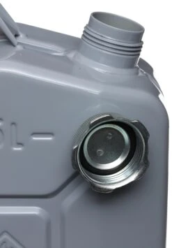 Halfords 5L Jerry Can With Screw Cap For Fuel - Grey -Auto Parts Store 476102c