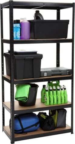 Halfords Boltless Shelving Unit 265kg -Auto Parts Store 493094a
