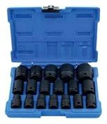 Laser Impact Socket Set 1/2"D 18pc