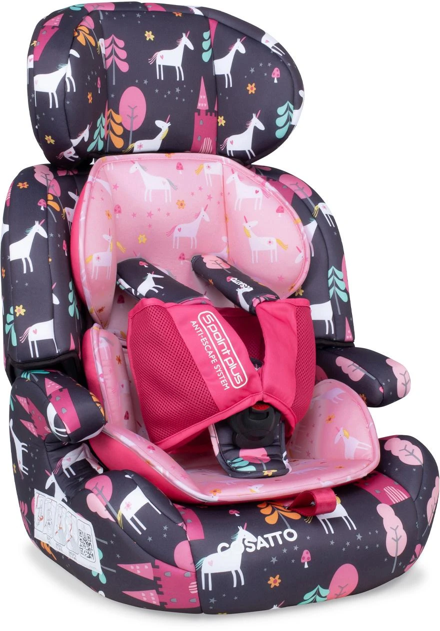 Cosatto Zoomi Group 1/2/3 Car Seat - Unicorn Land 4 Cosatto Zoomi Group 1/2/3 Car Seat - Unicorn Land - Image 2
