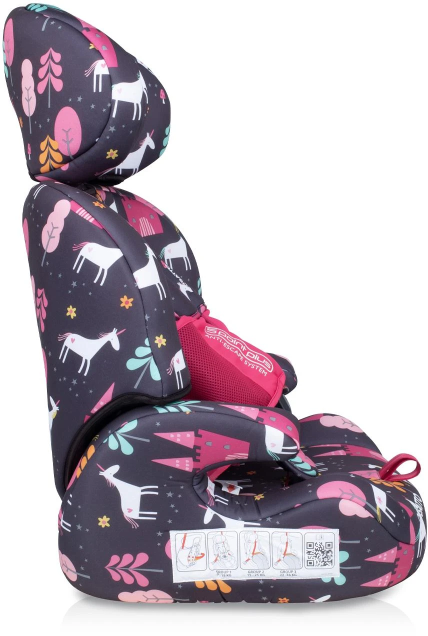 Cosatto Zoomi Group 1/2/3 Car Seat - Unicorn Land 6 Cosatto Zoomi Group 1/2/3 Car Seat - Unicorn Land - Image 4