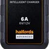 Halfords Smart Battery Charger 6A -Auto Parts Store 496238