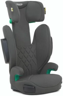 Graco Eversure I-Size High Back Booster Seat - Iron -Auto Parts Store 543454d