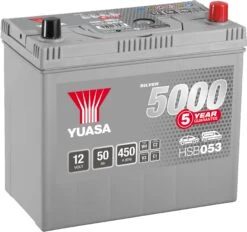 Yuasa HSB053 Silver 12V Car Battery 5 Year Guarantee