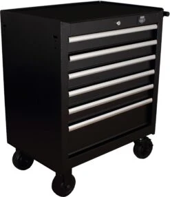 Halfords Advanced 6 Drawer Tool Cabinet - Black -Auto Parts Store 570413b