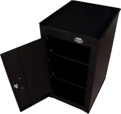 Halfords Advanced 2 Shelf Side Cabinet - Black -Auto Parts Store 570421c