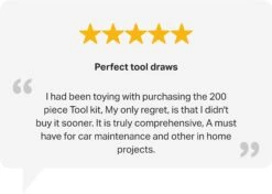 Halfords 3 Drawer Middle Chest - Black -Auto Parts Store 574118a