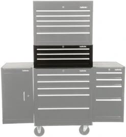 Halfords 3 Drawer Middle Chest - Black -Auto Parts Store 574118f