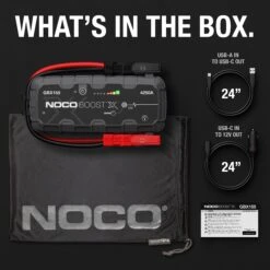 NOCO Boost X GBX155 4250A 12V UltraSafe Portable Lithium Jump Starter -Auto Parts Store 581822f