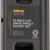 Halfords Advanced 10 Piece 3/8” Drive Impact Socket Rail Set -Auto Parts Store 627982