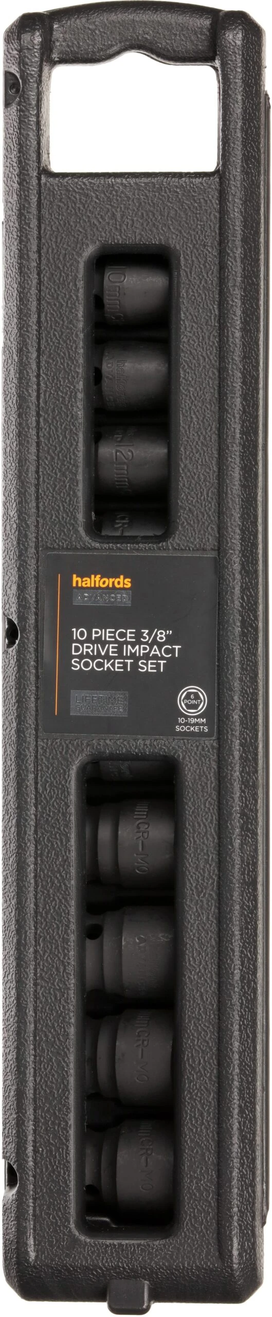 Halfords Advanced 10 Piece 3/8” Drive Impact Socket Rail Set 3 Halfords Advanced 10 Piece 3/8” Drive Impact Socket Rail Set