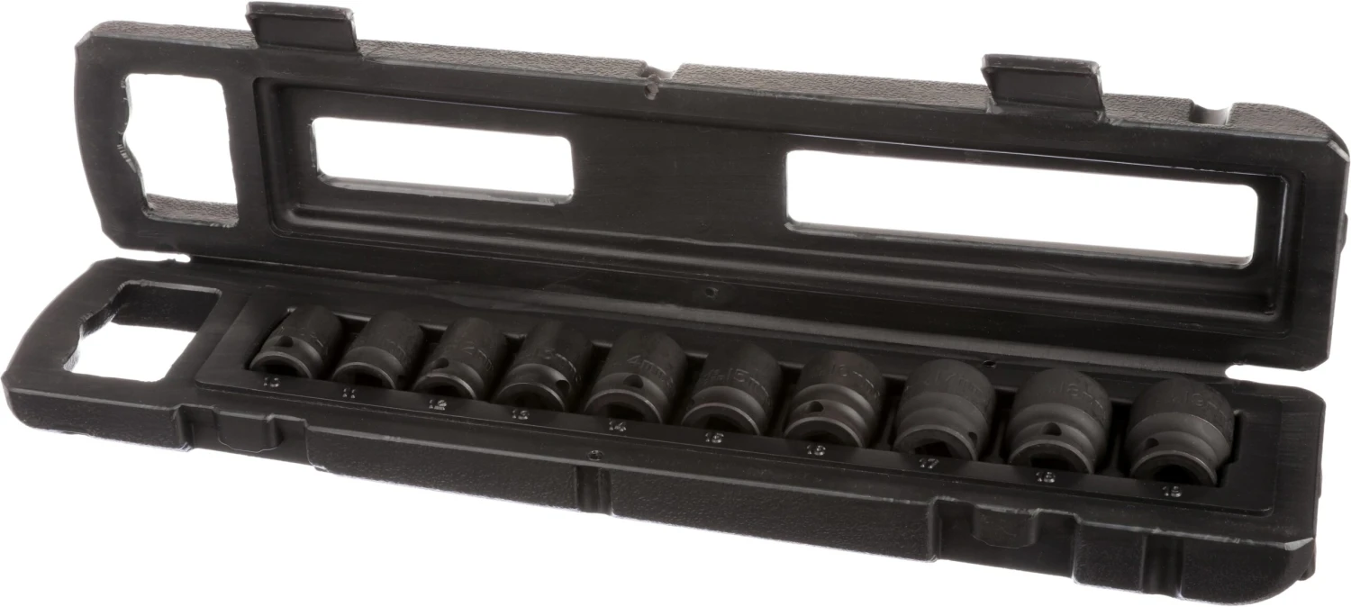 Halfords Advanced 10 Piece 3/8” Drive Impact Socket Rail Set 4 Halfords Advanced 10 Piece 3/8” Drive Impact Socket Rail Set - Image 2
