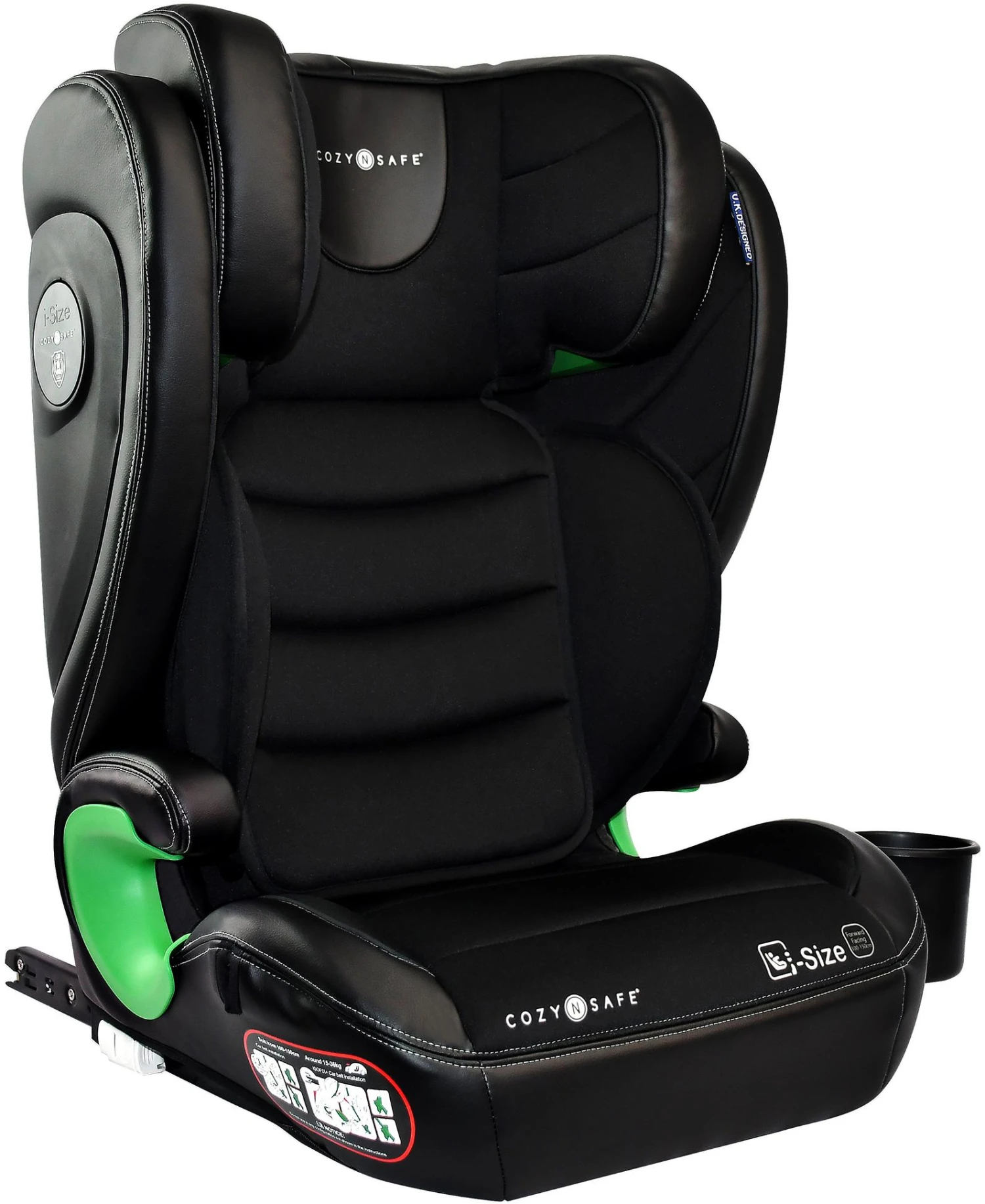 CozyNSafe Augusta I-Size 100-150cm High Back Booster Car Seat 8 CozyNSafe Augusta I-Size 100-150cm High Back Booster Car Seat - Image 6