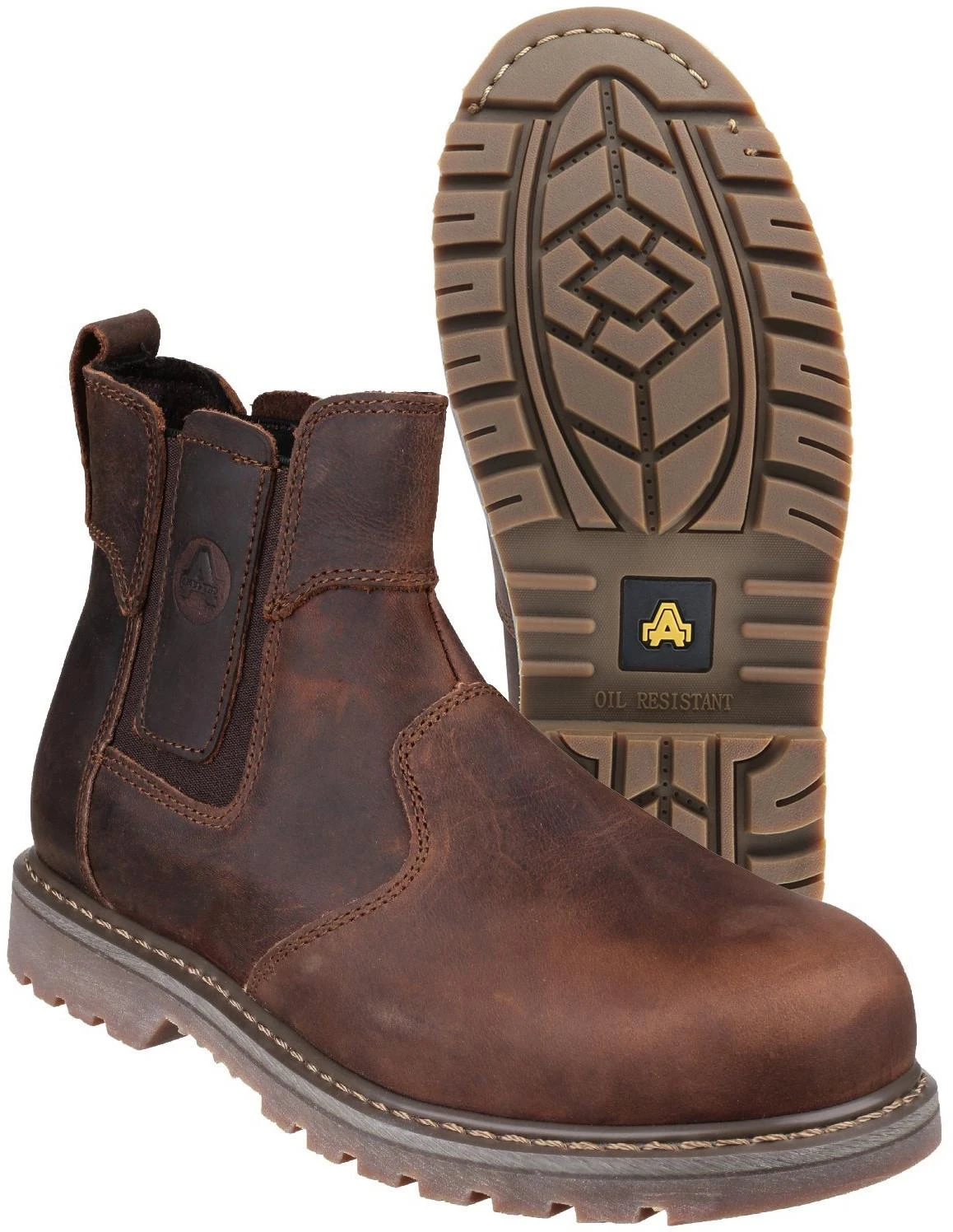 Ambler Safety Dealer Boot - Brown 5 Ambler Safety Dealer Boot - Brown - Image 3