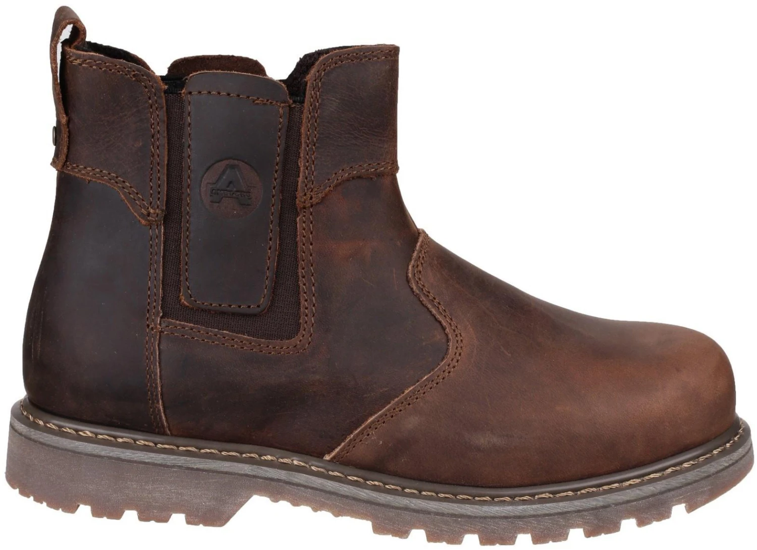 Ambler Safety Dealer Boot - Brown 7 Ambler Safety Dealer Boot - Brown - Image 5