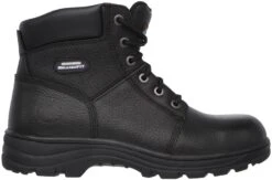 Skechers Workshire Safety Boot - Black -Auto Parts Store 643150c