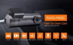 Road Angel Halo Go 1080p HD Discreet Dash Cam -Auto Parts Store 657158h