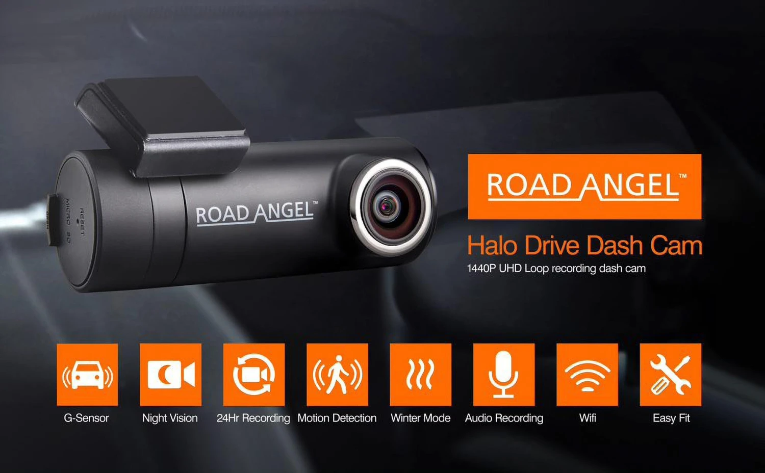 Road Angel Halo Drive 2K HD Discreet Dash Cam 9 Road Angel Halo Drive 2K HD Discreet Dash Cam - Image 7