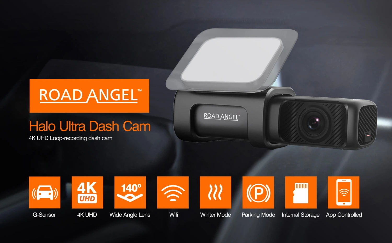 Road Angel Halo Ultra 4K HD Award-winning Dash Cam 10 Road Angel Halo Ultra 4K HD Award-winning Dash Cam - Image 8