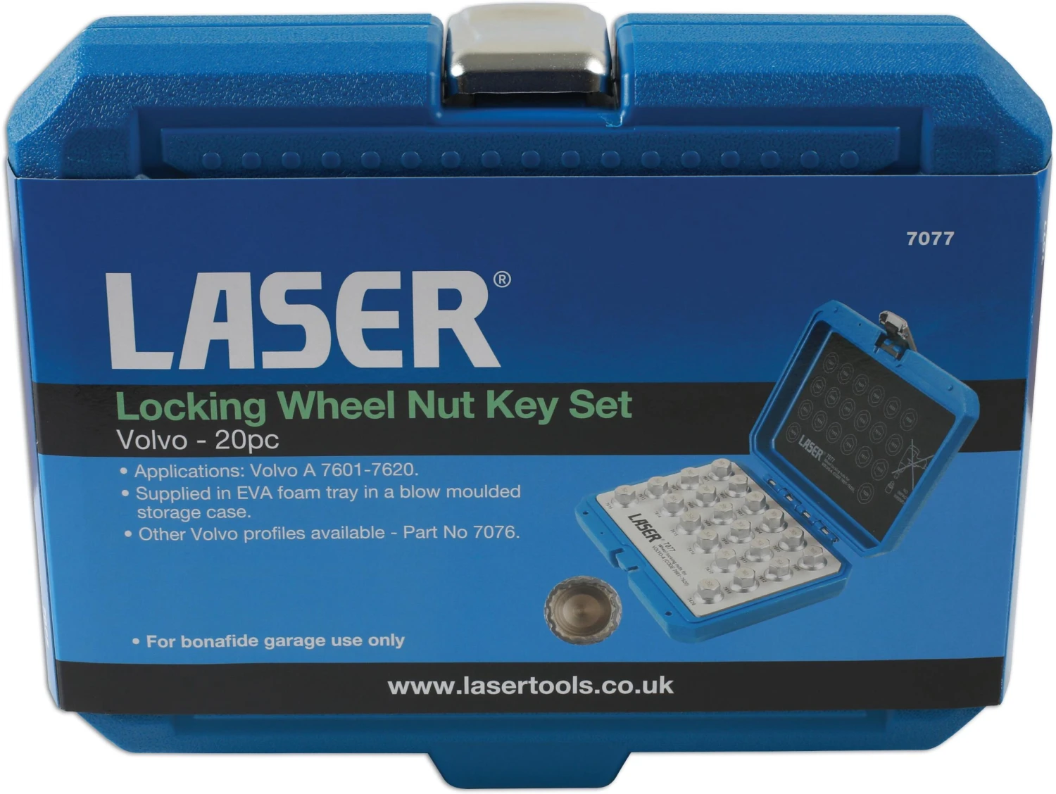 Locking Wheel Nut Key Set 20pc - For Volvo 9 Locking Wheel Nut Key Set 20pc - For Volvo - Image 7