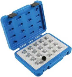 Laser Locking Wheel Nut Key Set 20pc - For Vauxhall, Opel -Auto Parts Store 669166b