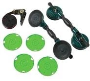 Laser Windscreen Twin Suction Cup Handle Set