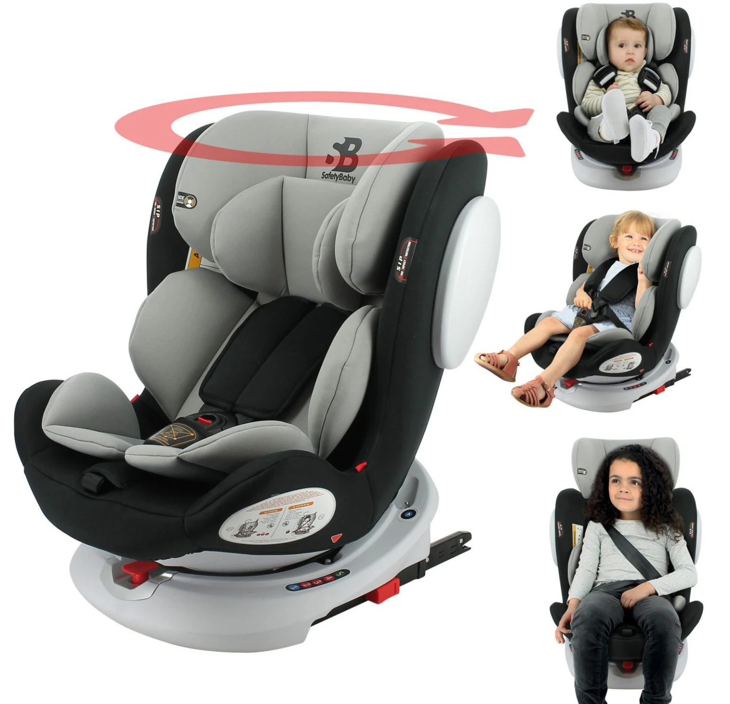 Safety Baby Seaty Group 0+/1/2/3 Car Seat 6 Safety Baby Seaty Group 0+/1/2/3 Car Seat - Image 4