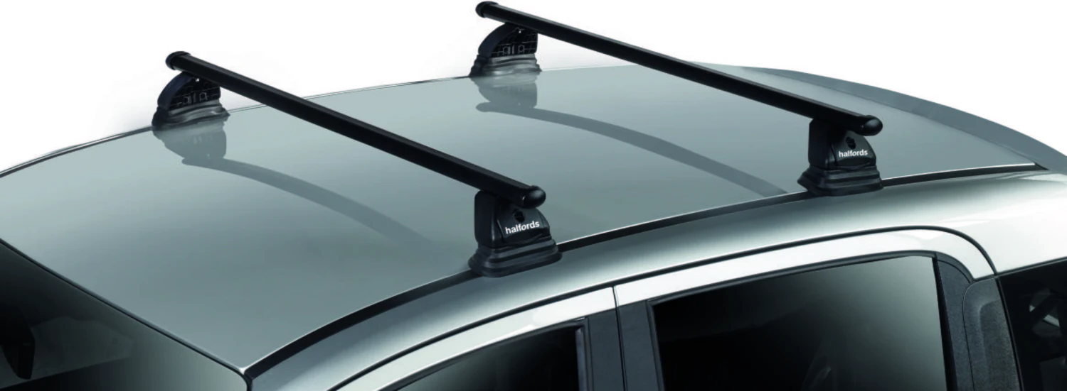 Halfords 115cm Fix Point Steel Roof Bars SET017 (Pair) 4 Halfords 115cm Fix Point Steel Roof Bars SET017 (Pair) - Image 2