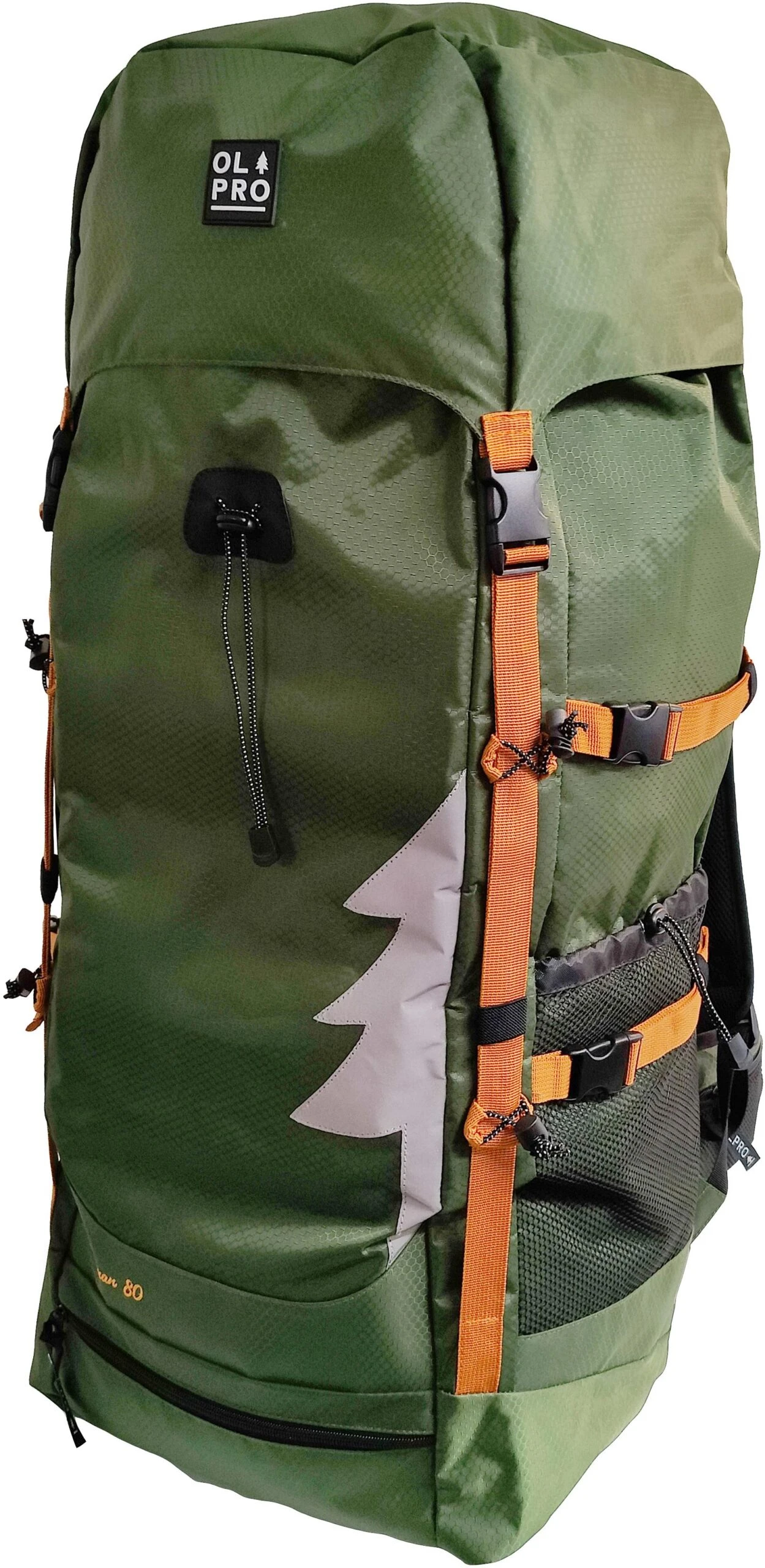 Olpro Sharman 80L Adventure Rucksack - Green 3 Olpro Sharman 80L Adventure Rucksack - Green