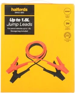 Halfords Up To 1.8L Jump Leads