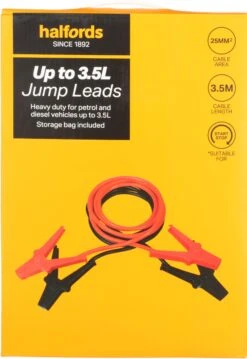 Halfords Up To 3.5L Jump Leads