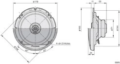 Pioneer TS-G670 Coaxial Speakers -Auto Parts Store 689357j