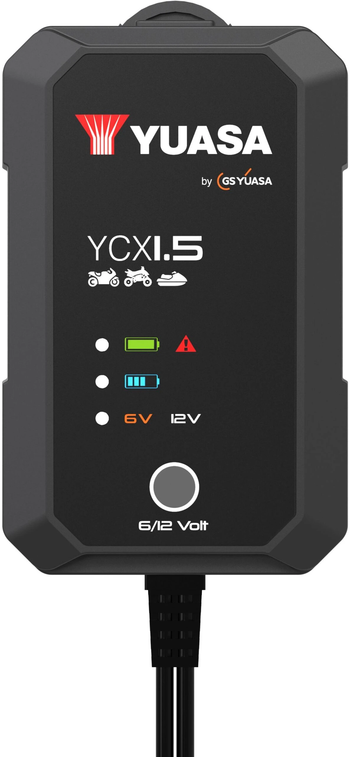 Yuasa YCX1.5 6/12V 1.5A Motorcycle Smart Charger 3 Yuasa YCX1.5 6/12V 1.5A Motorcycle Smart Charger