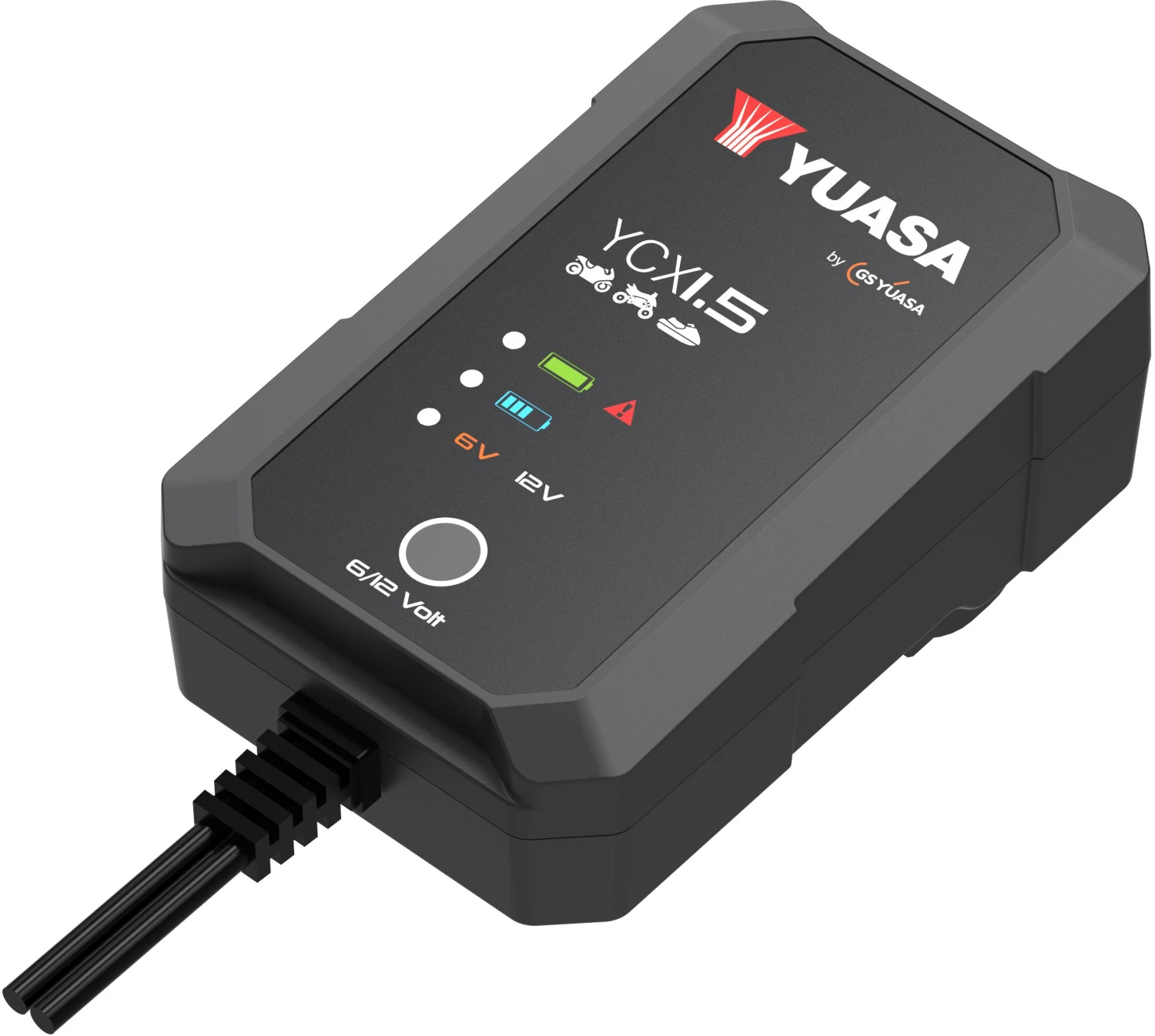 Yuasa YCX1.5 6/12V 1.5A Motorcycle Smart Charger 4 Yuasa YCX1.5 6/12V 1.5A Motorcycle Smart Charger - Image 2