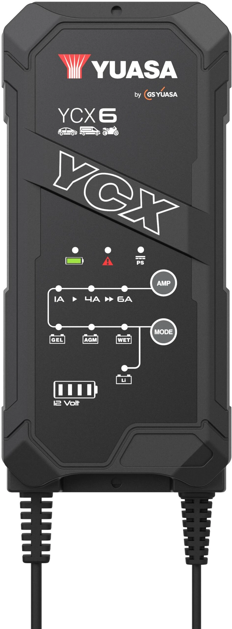 Yuasa YCX6 12V 6A Smart Charger 3 Yuasa YCX6 12V 6A Smart Charger